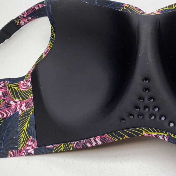 Knixwear BLK/PNK Catalyst Bra, Electric Aloha, 3             *P1003 - Picture 4 of 6
